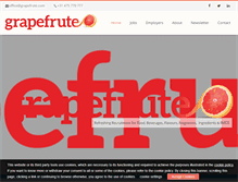 Tablet Screenshot of grapefrute.com